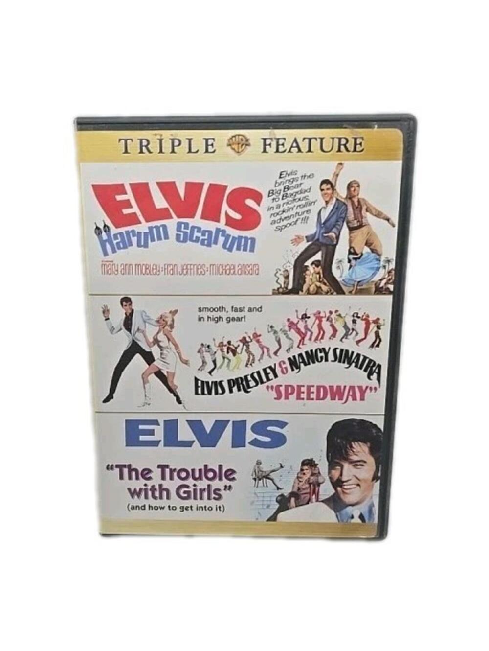 Elvis Presley DVD Triple Feature | Harum Scarum | Speedway | Trouble With Girls
